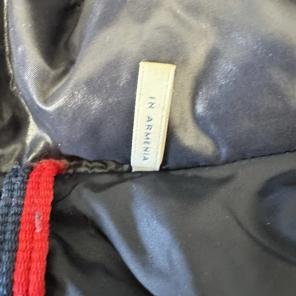 Moncler K2 Hooded Down Jacket Fox‎ Fur Trim Navy Size 6 to 9 months Baby